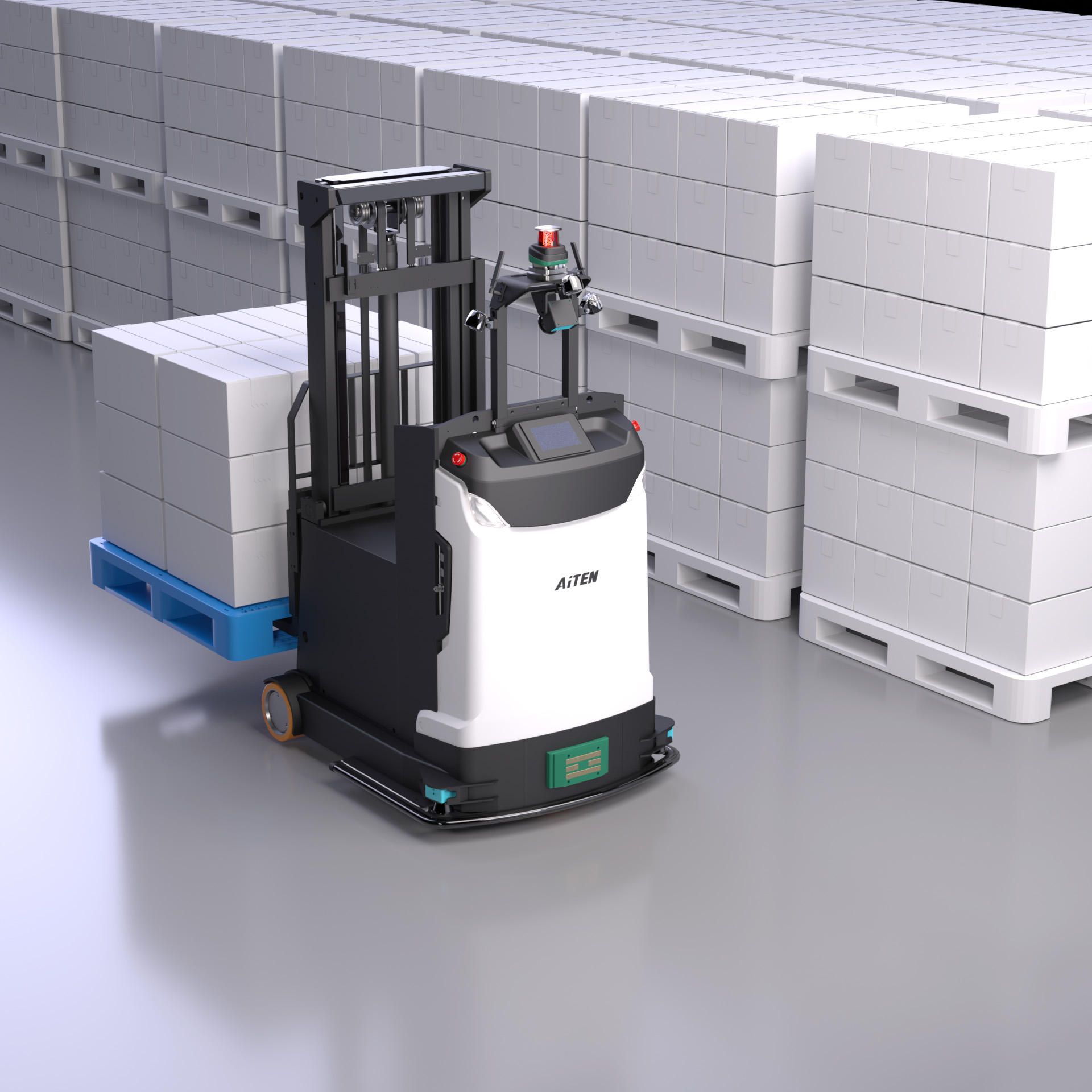 物料搬运跨车间周转